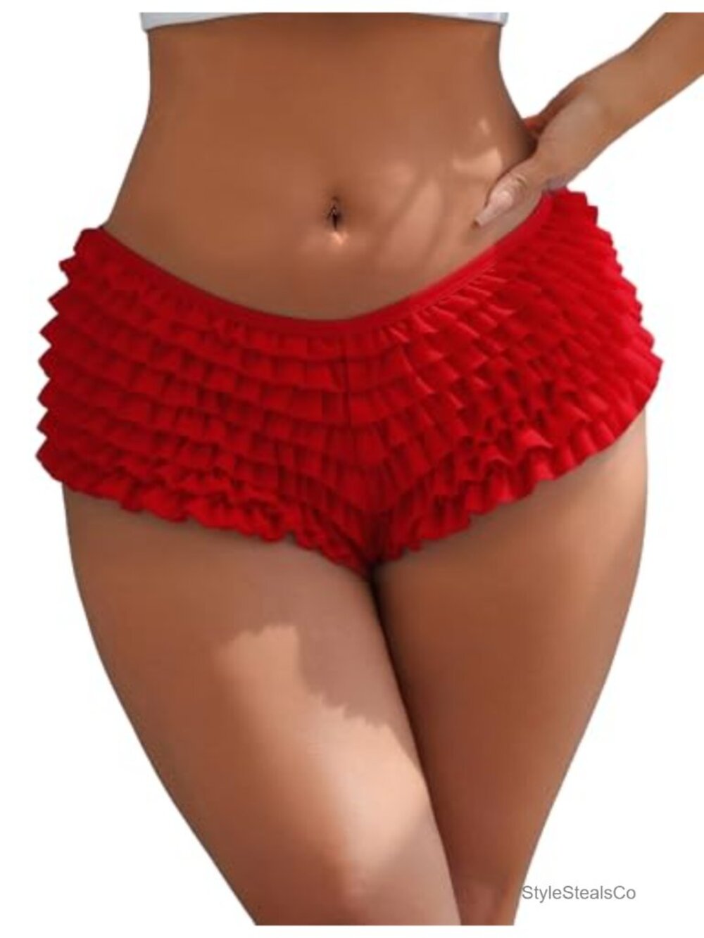 Lolita Bloomers Ruffle Micro Shorts Y2k Cute Lace Boy Shorts